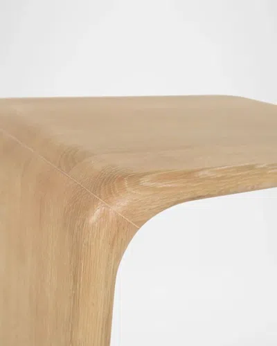 Interlude Home Iris Hugging Table In Brown