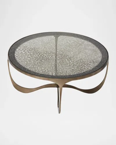 Interlude Home Juniper Cocktail Table In Metallic