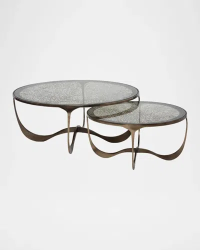 Interlude Home Juniper Cocktail Table In Metallic