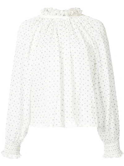 Ulla Johnson Mirielle Cotton Shirt In Porcelain