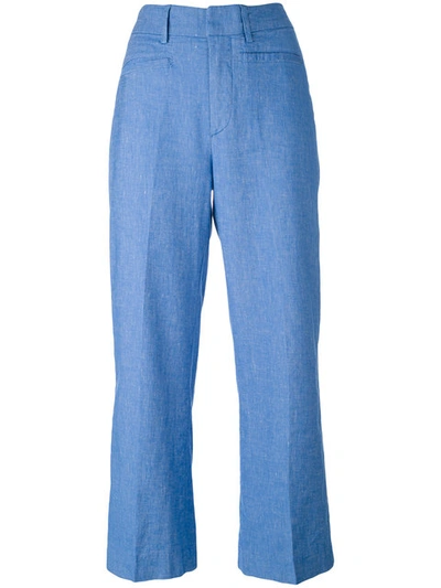 Dondup Romy Wide Leg Jeans In Blue