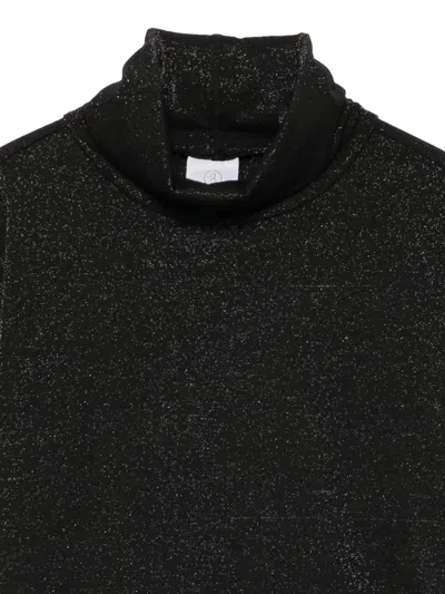 Bogner 실바 글리터 이펙트 터틀넥 탑 In Black