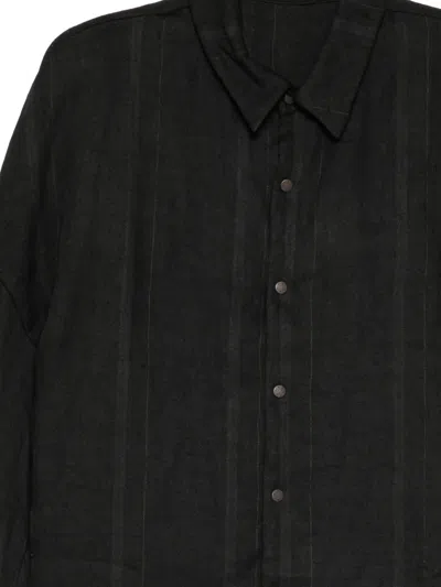 CHECKED LINEN SHIRT
