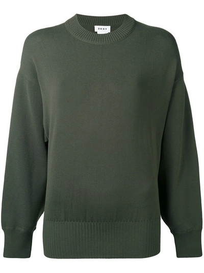 Dkny Open Back Jumper - Green