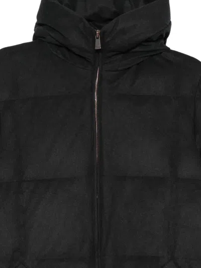 Colombo Quilted-pattern Jacket In Black