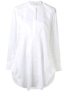 CHLOÉ side button tunic shirt,17EHT5717E043