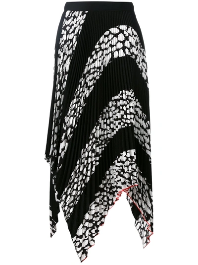 Shop Proenza Schouler Leopard Print Pleated Skirt