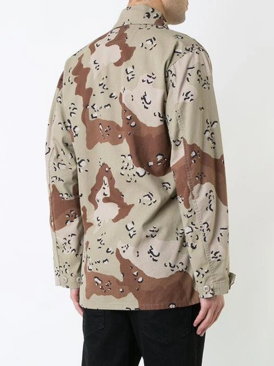 Shop Icons Camouflage Shirt In Brown