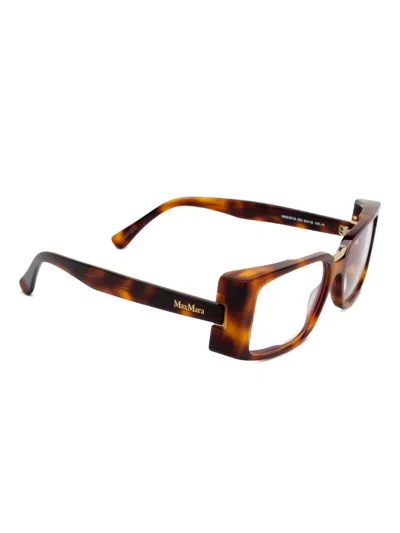 Max Mara Eyewear Rectangle-frame Glasses In Multi