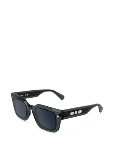 Lacoste Square-frame Sunglasses In Blue