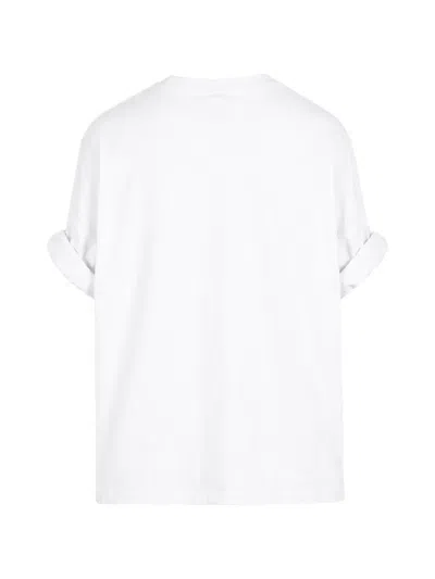 Seen Users Undersleeve T-shirt Mit Rundem Ausschnitt In White