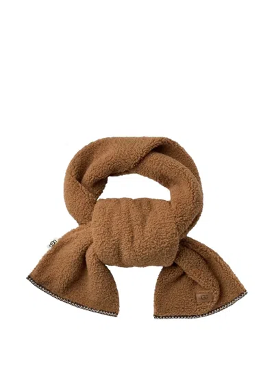 Ugg Braid Scarf In Brown
