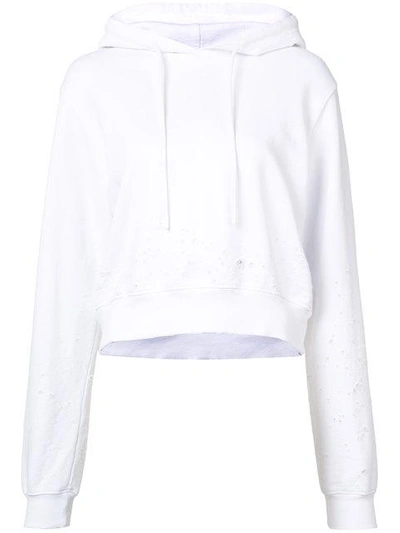Shop Cotton Citizen Distressed Cropped Hoodie