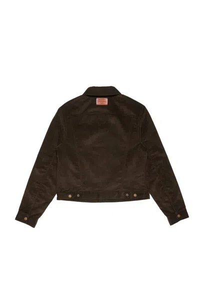 Acne Studios Wowen Jacket In Brown