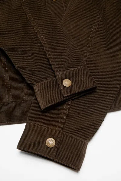 Acne Studios Wowen Jacket In Brown