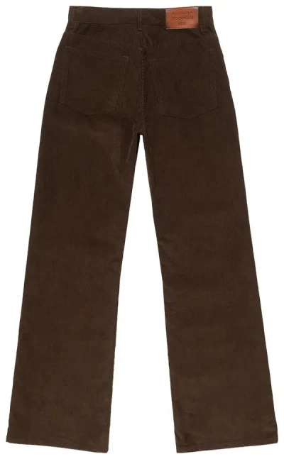 Acne Studios Woven Pants In Brown