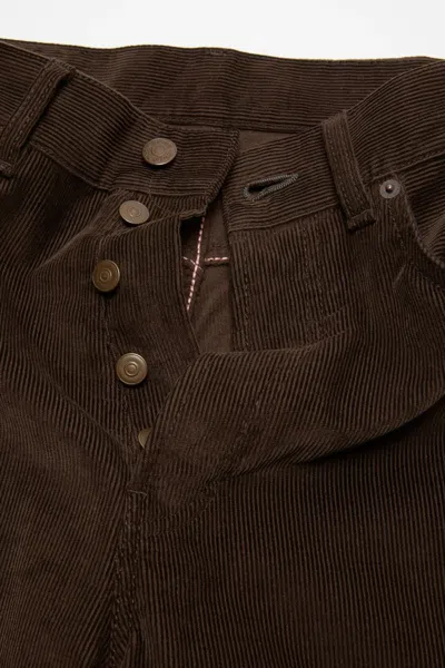 Acne Studios Woven Pants In Brown