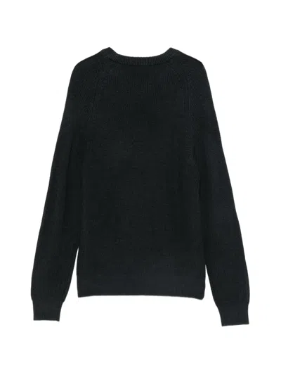 Baracuta 골지 니트 래글런 소매 스웨터 In Multi