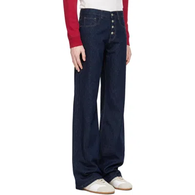 Gimaguas Belt-loop Jeans In Blue