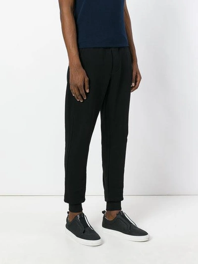 Shop Moncler Casual Track Pants - Black