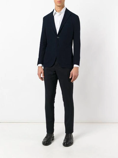 Shop Thom Browne Tailored Trousers In Blue