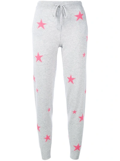 Chinti & Parker Star Cashmere Sweatpants In Grey