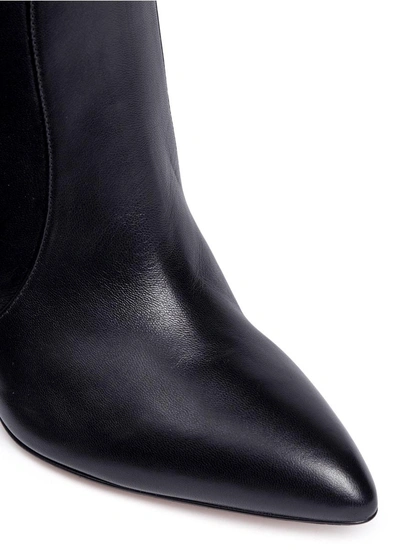 Shop Gianvito Rossi 'dana' Knee High Nappa Leather Boots