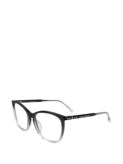 Isabel Marant Eyewear Gradient-effect Square-frame Glasses In Black