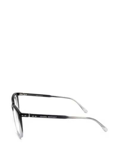 Isabel Marant Eyewear Gradient-effect Square-frame Glasses In Black