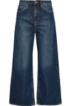 M.I.H JEANS Caron cropped mid-rise wide-leg jeans