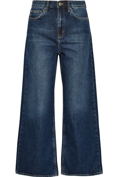 M.i.h. Jeans Caron Cropped Mid-rise Wide-leg Jeans