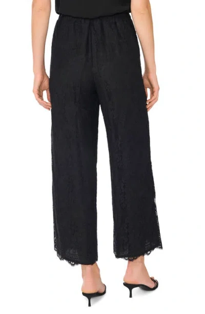 Ted Baker Lace Pull On Wide Leg Pants In Black