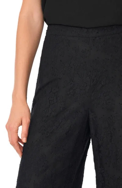 Ted Baker Lace Pull On Wide Leg Pants In Black