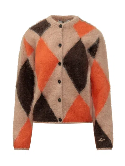 Msgm Knit Sweater In Multi