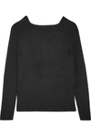 PAPER LONDON Rope open-back ribbed wool sweater