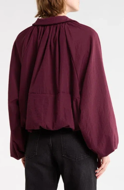 Vigoss Bubble Jacket In Brown