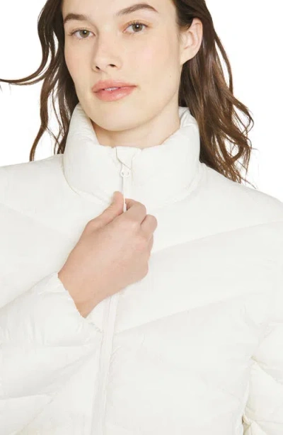 Lands' End Packable Puffer Jacket In White