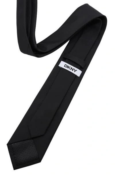 Dkny Matte Solid Tie In Black