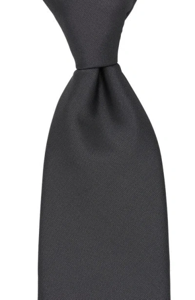 Dkny Matte Solid Tie In Gray