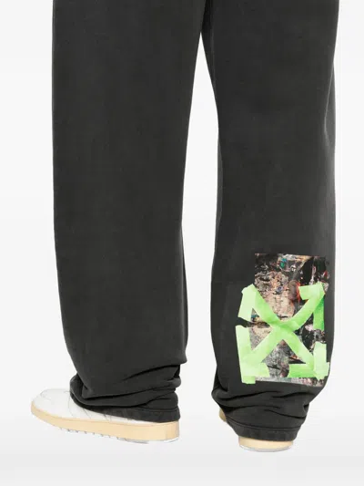 Off-white Arrows-print Drawstring Track Pants In Multi