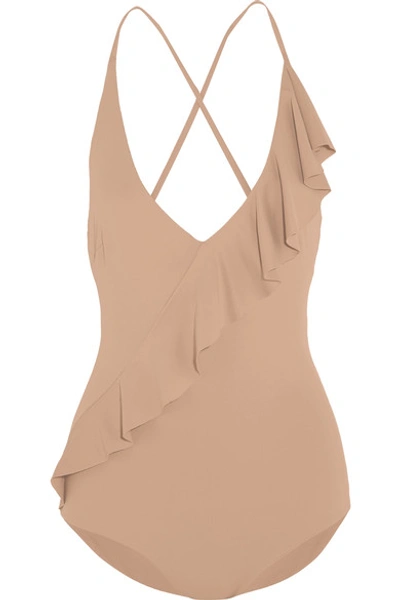 Marysia Palisades Ruffle-trimmed Swimsuit