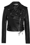 MCQ BY ALEXANDER MCQUEEN Lace-up leather biker jacket
