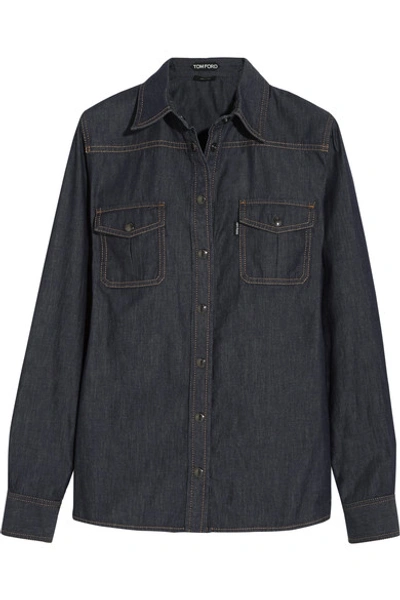 Shop Tom Ford Denim Shirt