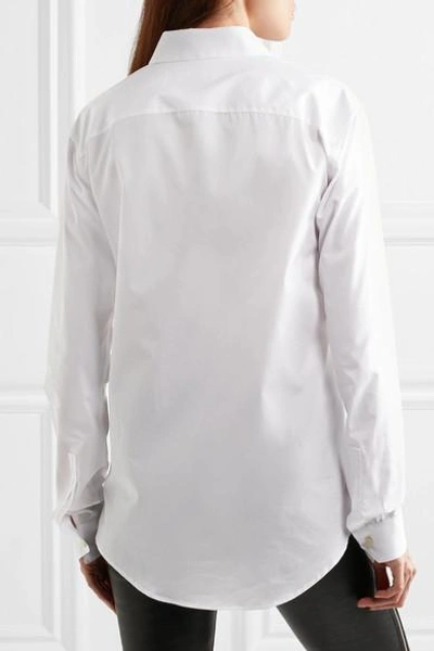 Shop Saint Laurent Cotton-poplin Shirt