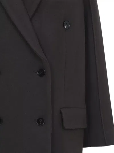Co Oversized Double-breasted Wool Jacket In Multi