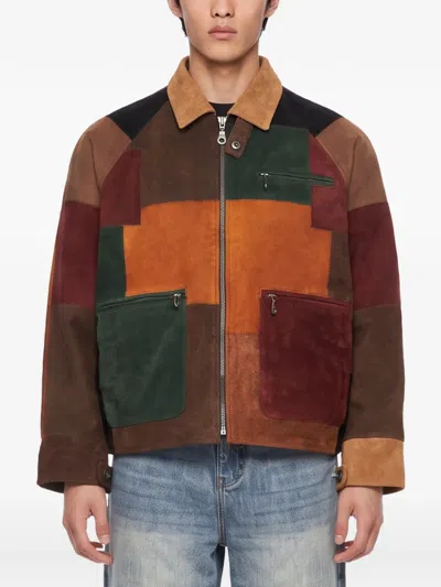 PATCHWORK SUEDE JACKET