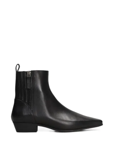 POINTED-TOE ANKLE BOOTS