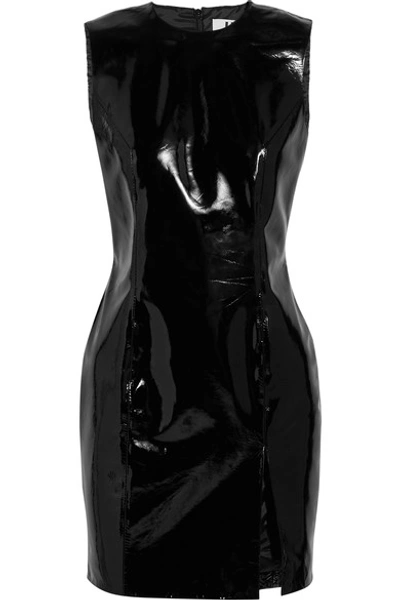 Topshop Unique Patent-leather Mini Dress