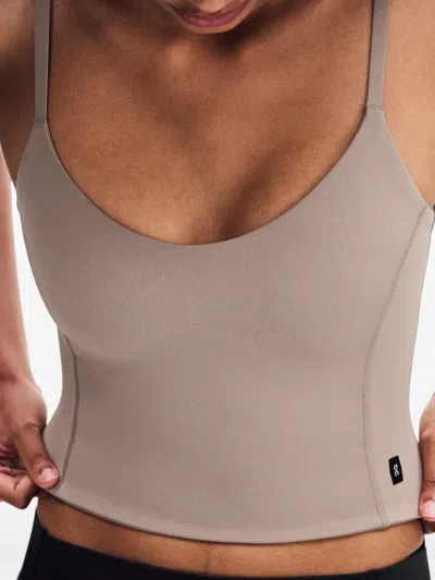On Studio Crop Top In Neutral