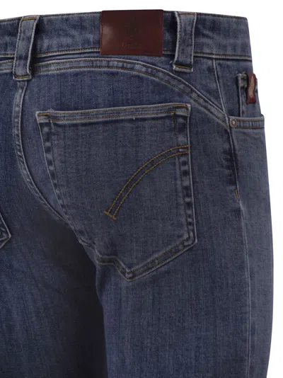 Dondup Flared Stretch Jeans In Blue